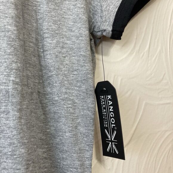 Kangol Women’s Short Sleeve Gray Logo Print T Shirt Size Large NWT - Picture 4 of 7
